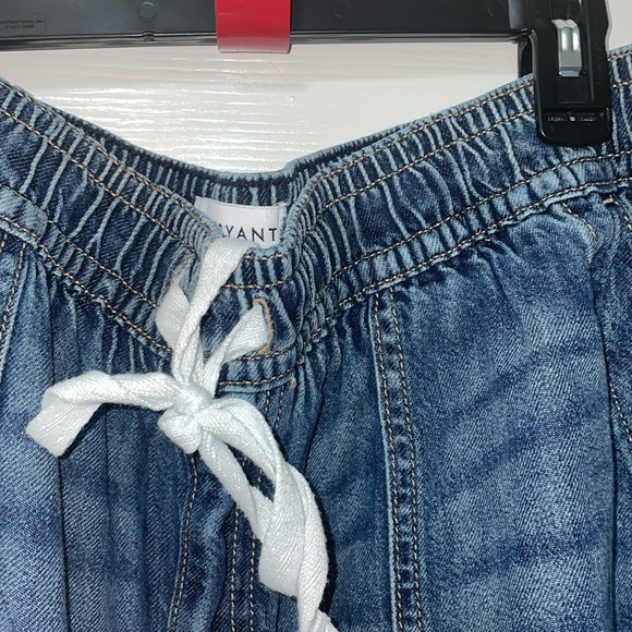 Lane Bryant Blue Relaxed Jeans with Elastic Waistband - Picture 5 of 11